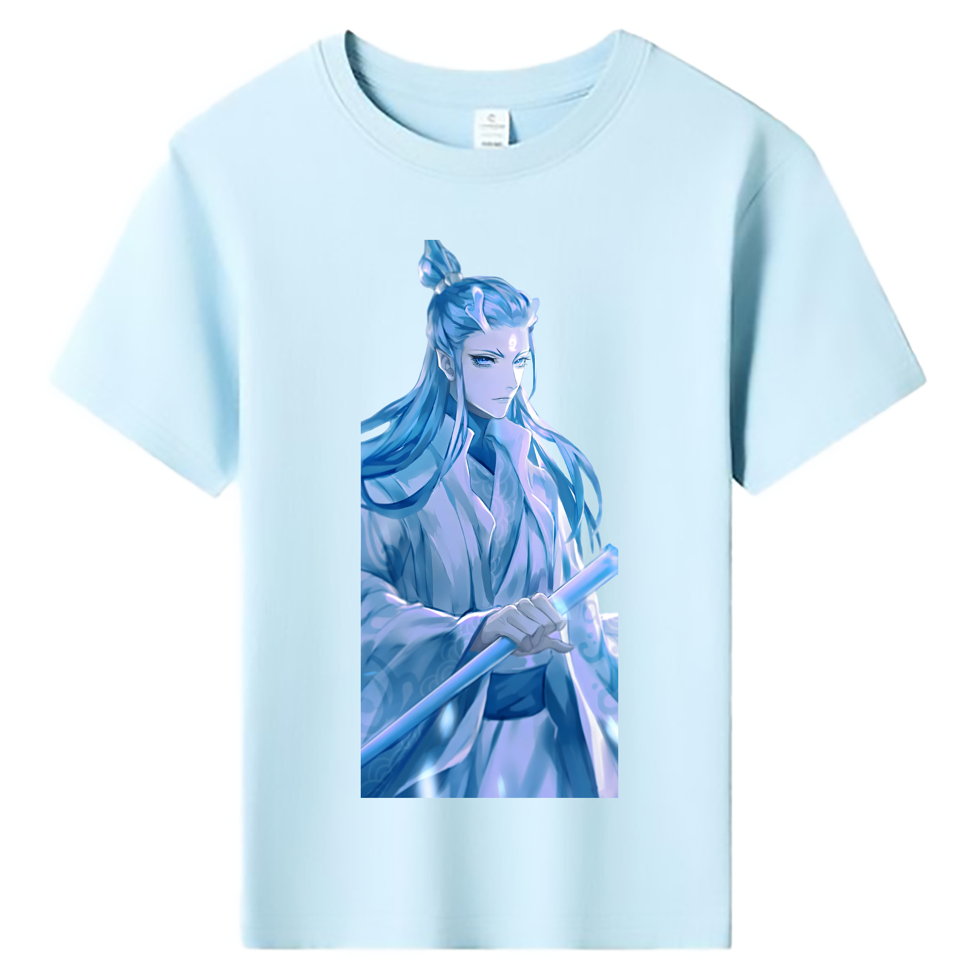 （画像用） Ne Zha 2 ナタ 魔童の大暴れ 綿100％キッズTシャツ（フロントプリント）